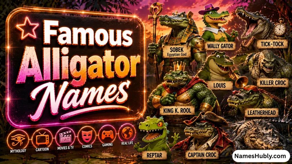🌟 Famous Alligator Names