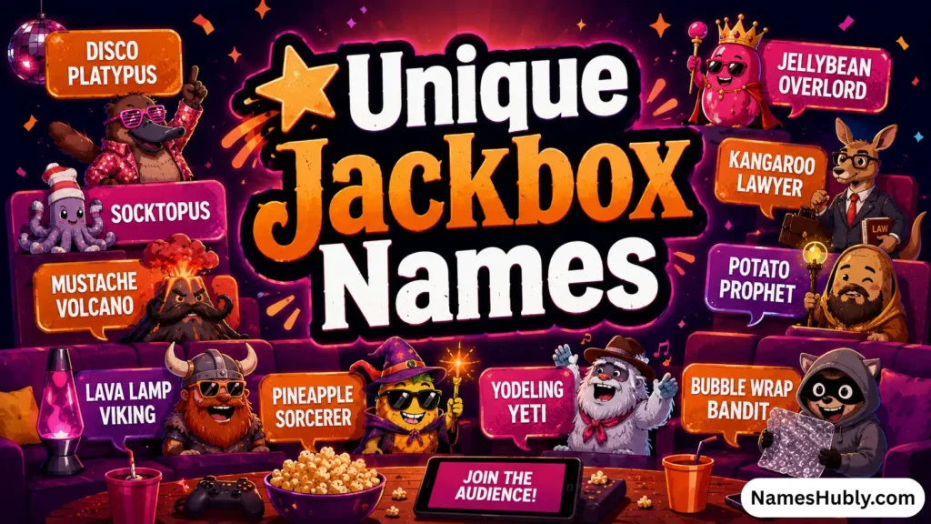 🌟 Unique Jackbox Names