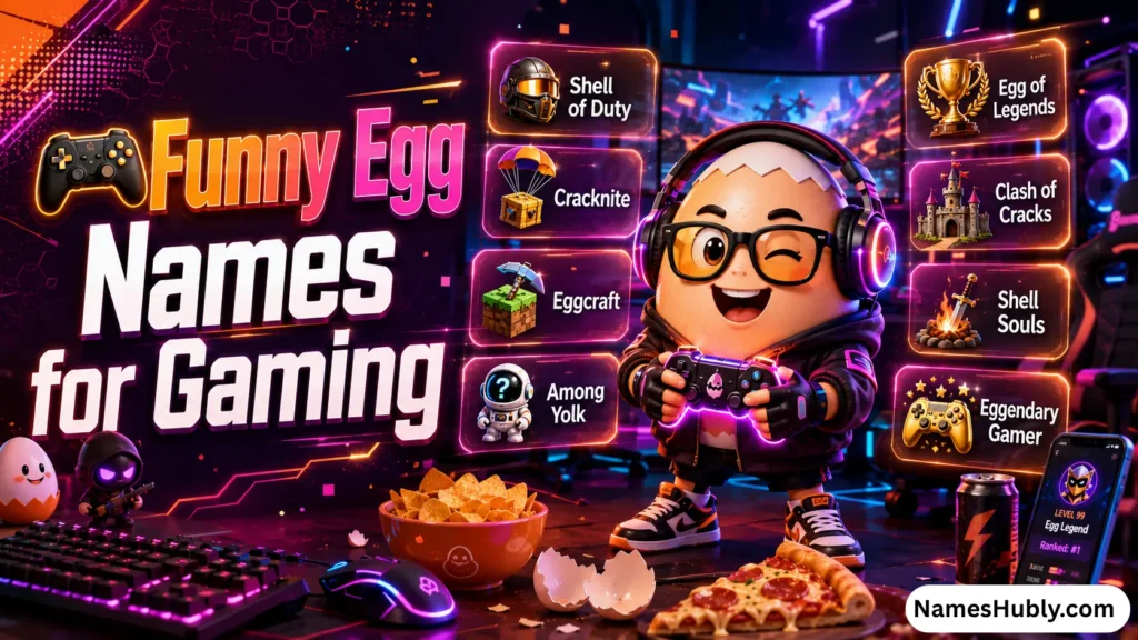 🎮 Funny Egg Names for Gaming