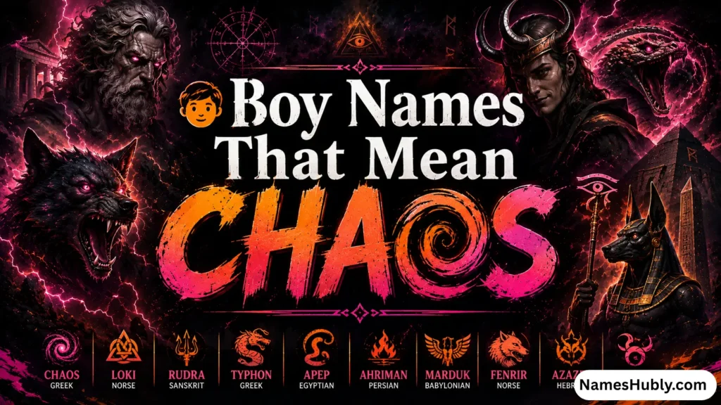 👦 Boy Names That Mean Chaos
