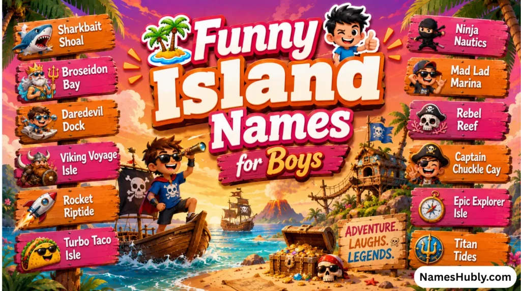 👦 Funny Island Names for Boys