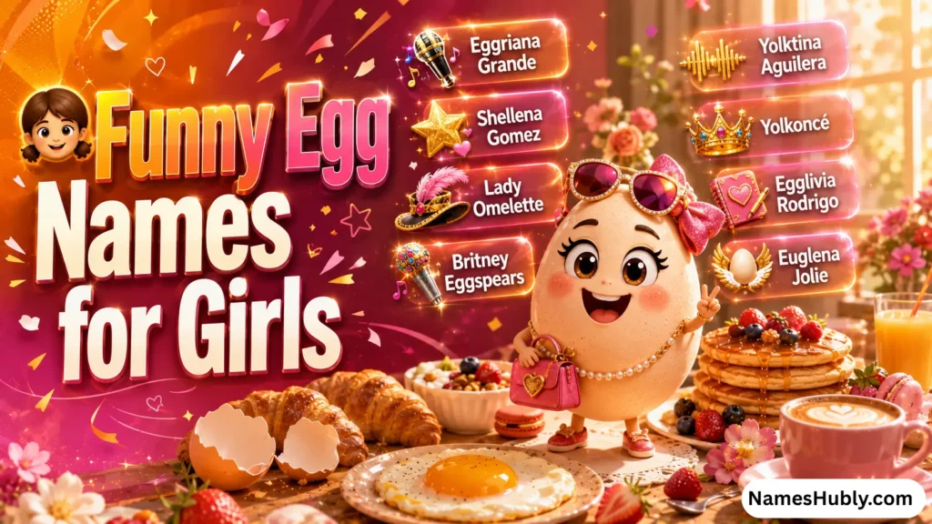 👧 Funny Egg Names for Girls