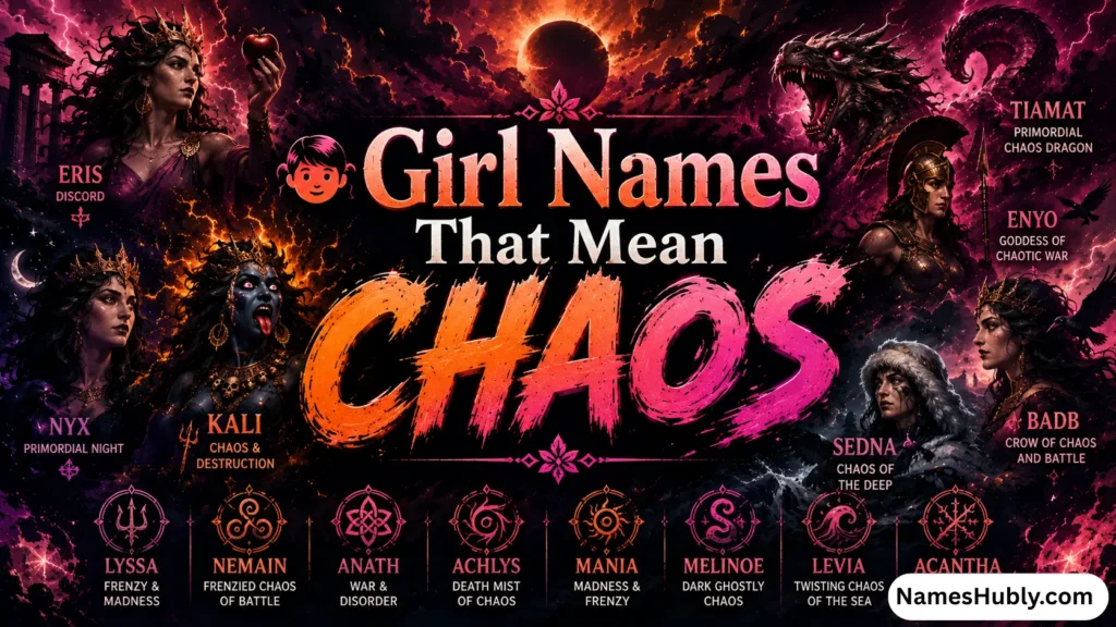 👧 Girl Names That Mean Chaos