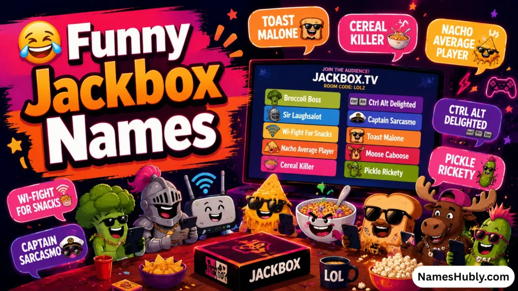 🤣 Funny Jackbox Names