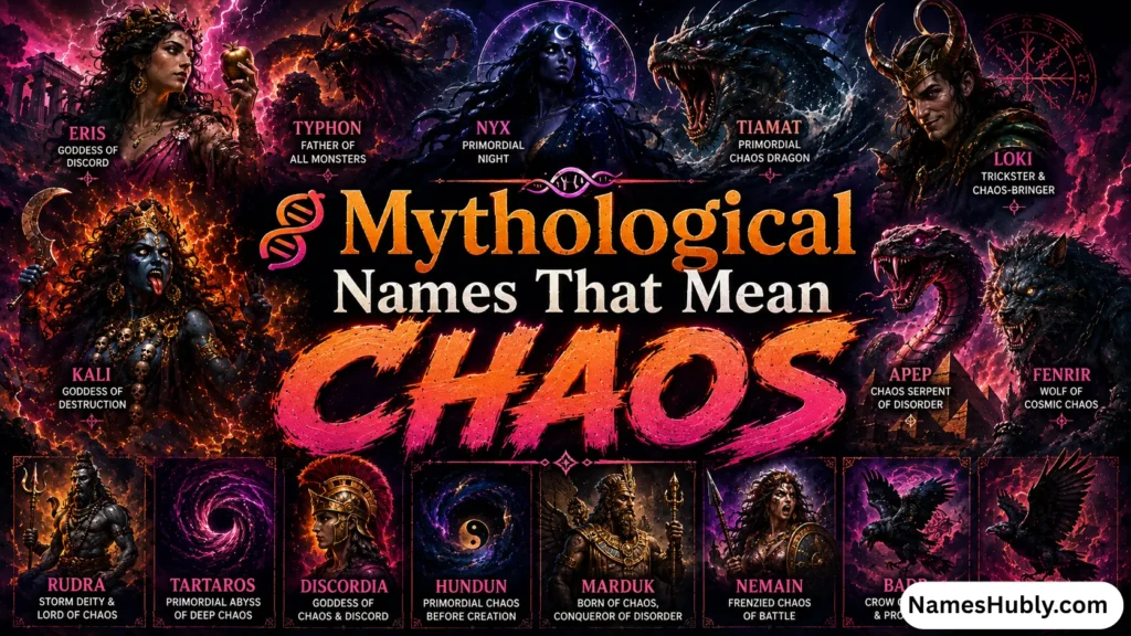 🧬 Mythological Names That Mean Chaos