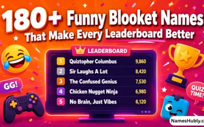 Funny Blooket Names