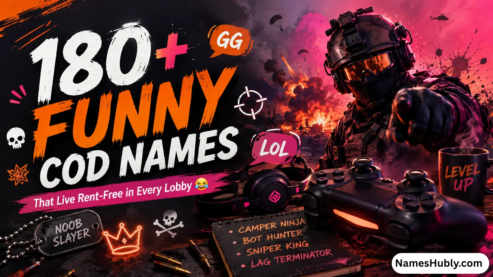Funny COD Names