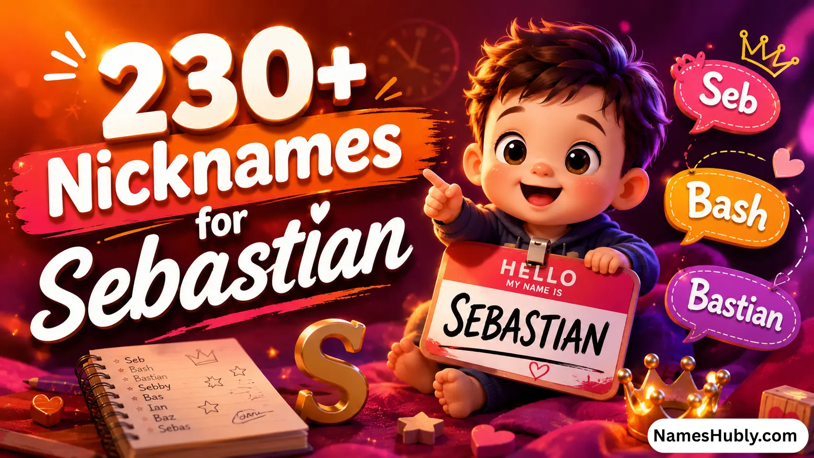 Nicknames for Sebastian