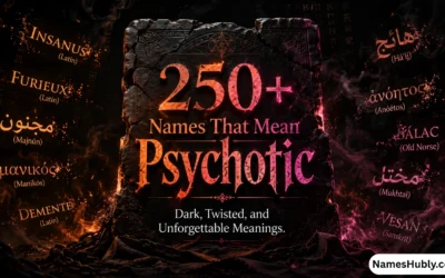 Names That Mean Psychotic