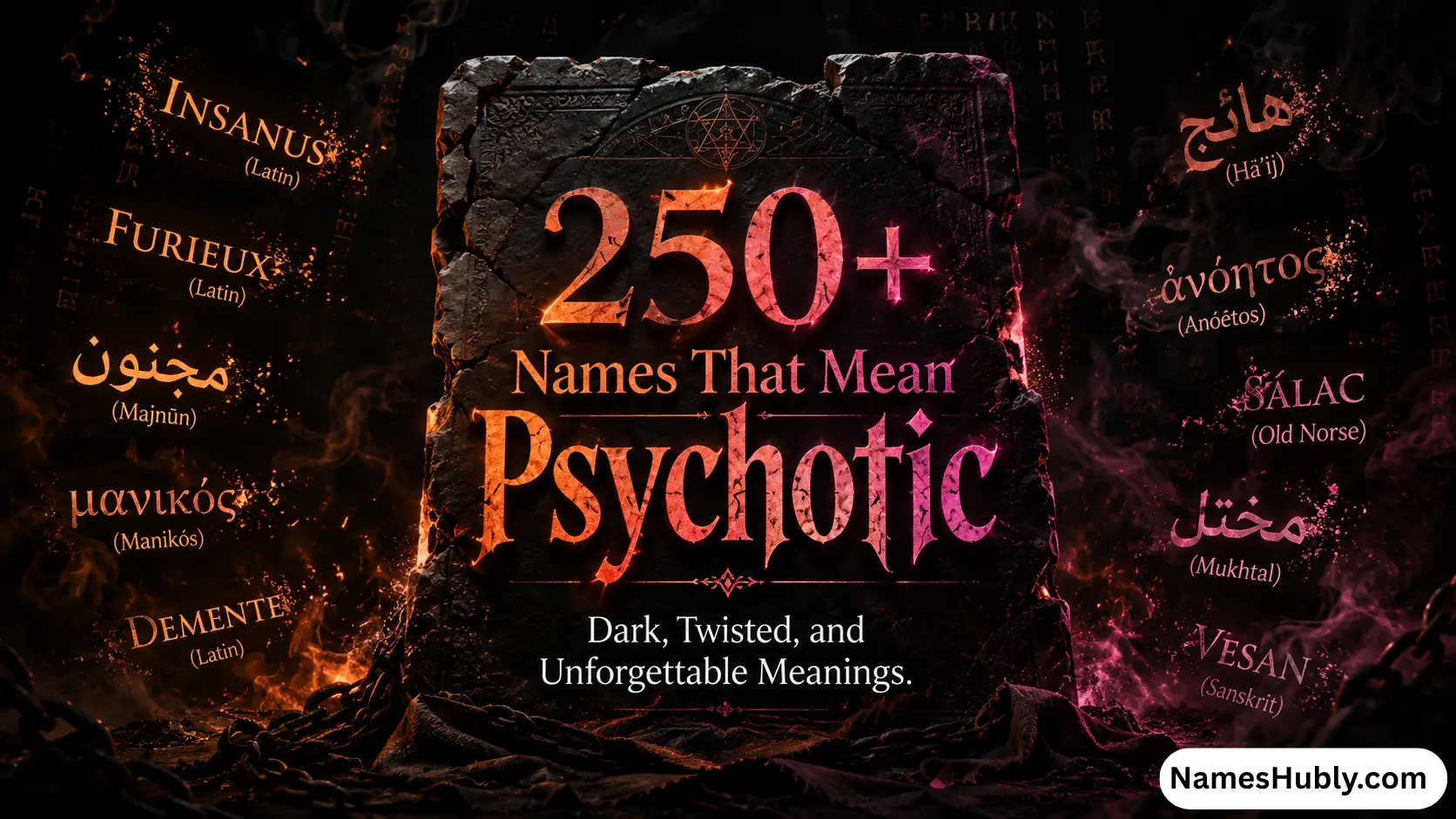 Names That Mean Psychotic