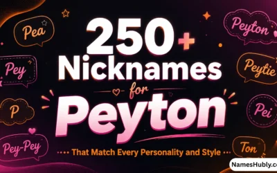Nicknames for Peyton