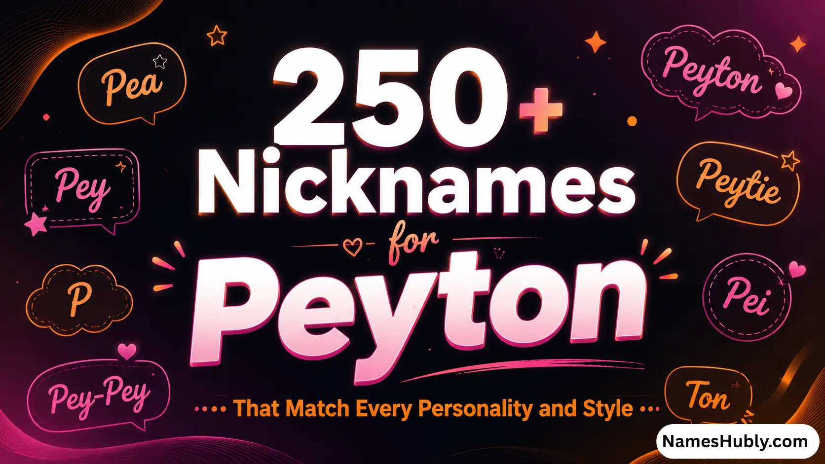 Nicknames for Peyton