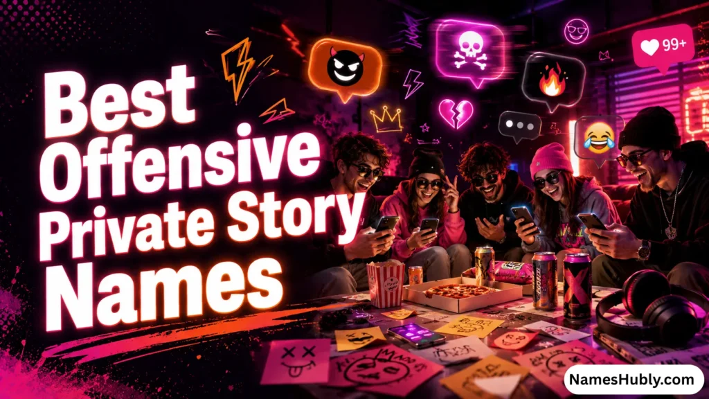 Best Offensive Private Story Names