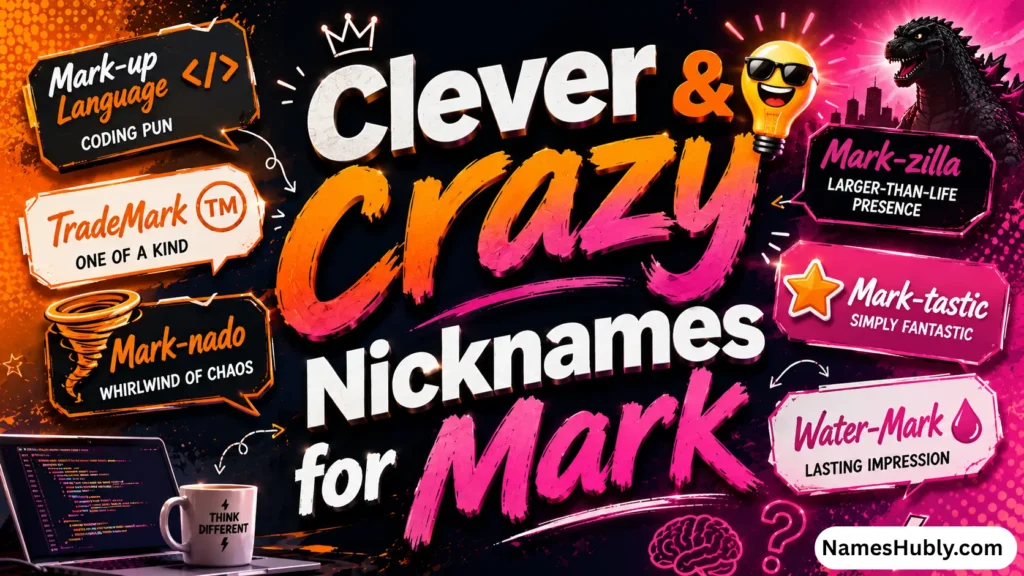 Clever & Crazy Nicknames for Mark