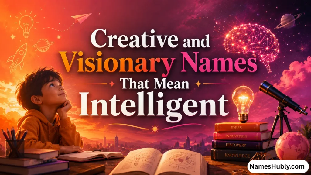 Creative and Visionary Names That Mean Intelligent