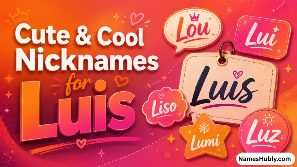 Cute & Cool Nicknames for Luis