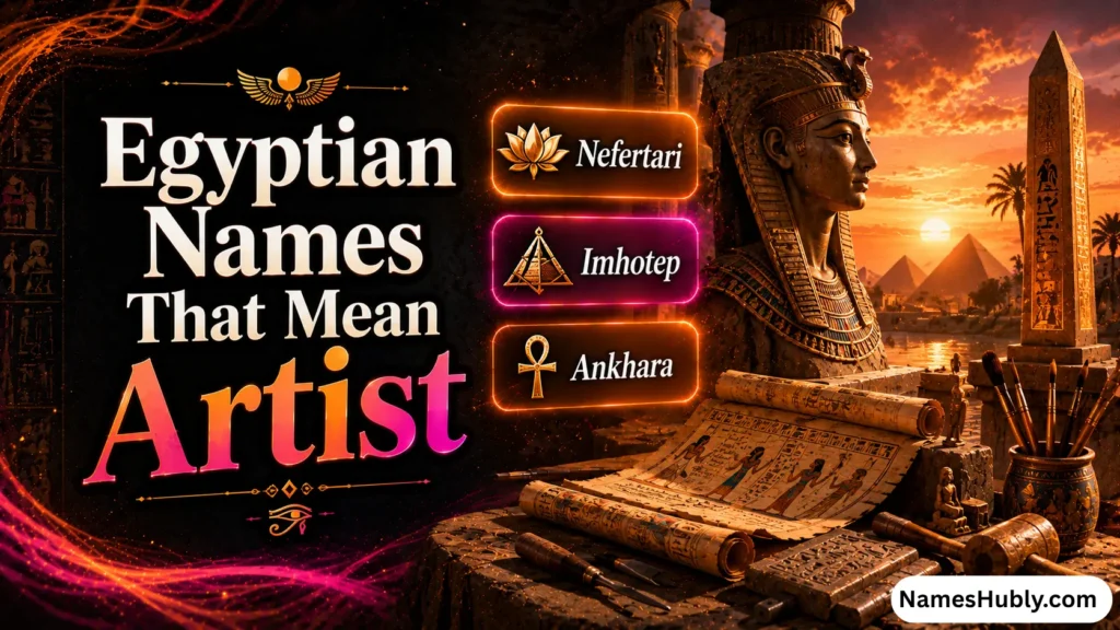 Egyptian Names That Mean Artist