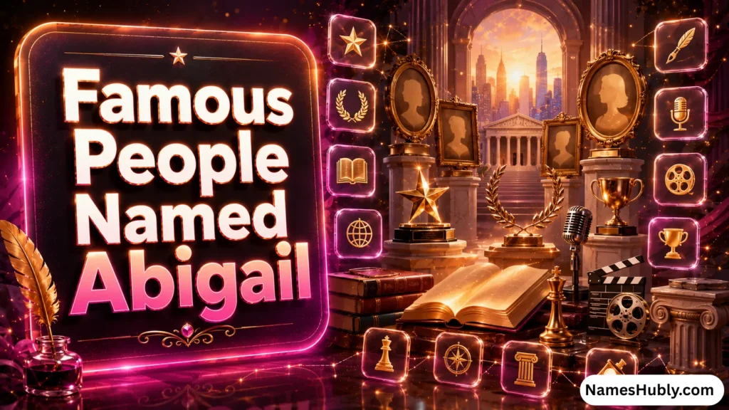 Famous People Named Abigail