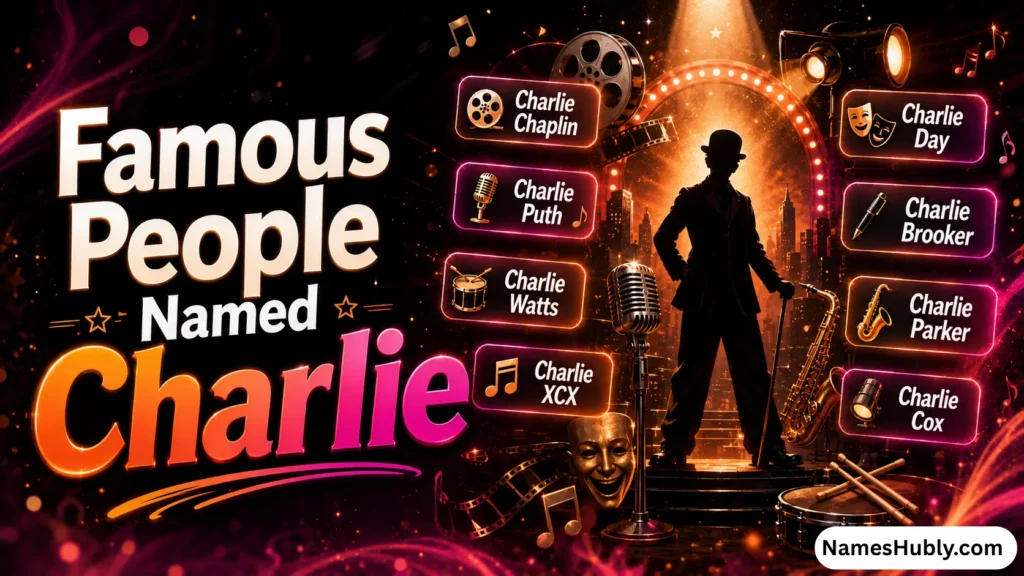 Famous People Named Charlie