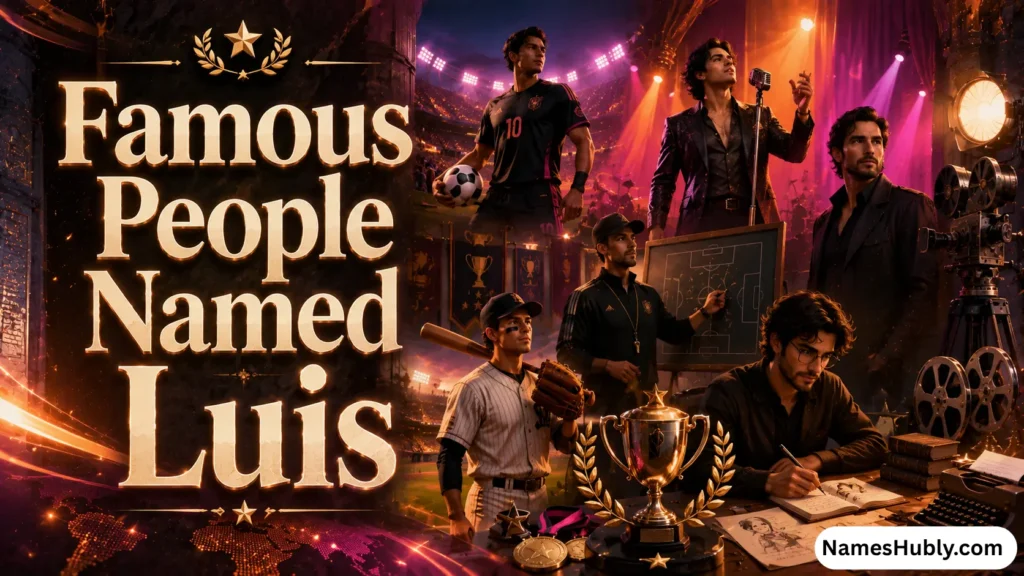 Famous People Named Luis