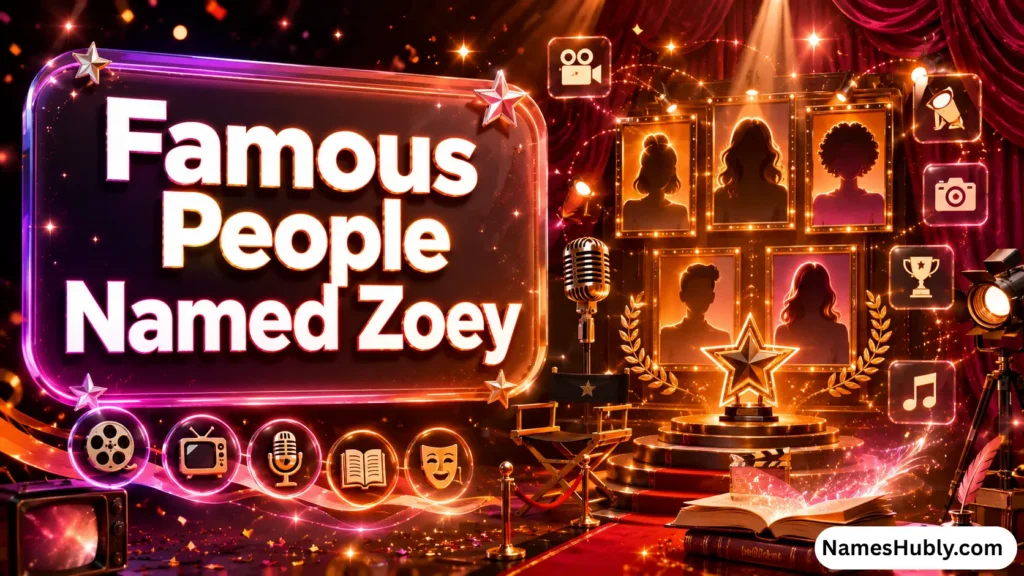 Famous People Named Zoey