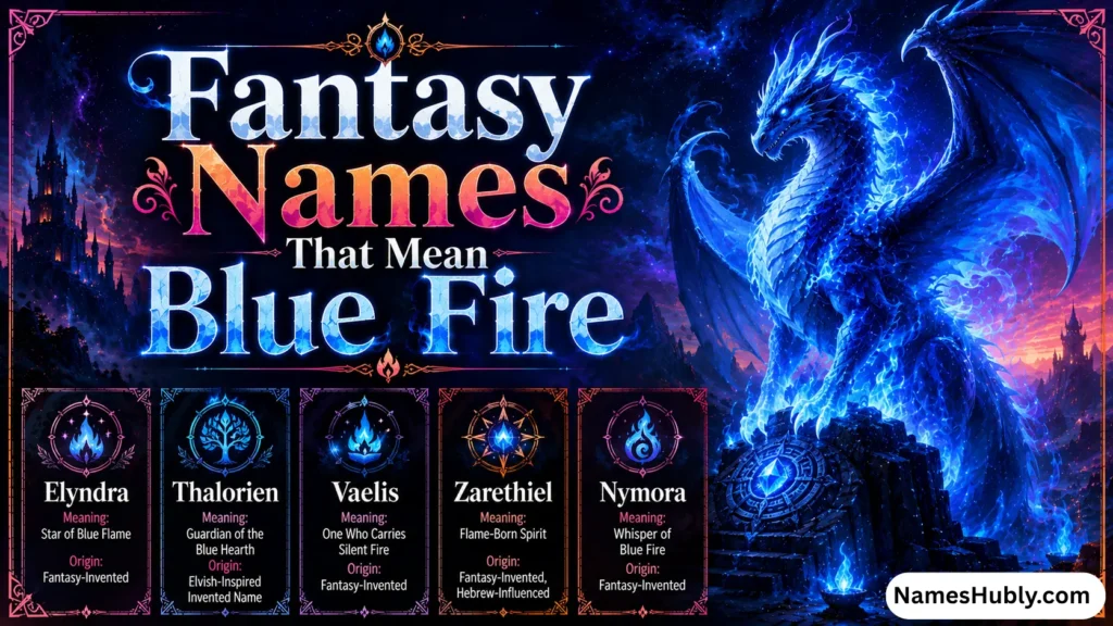 Fantasy Names That Mean Blue Fire