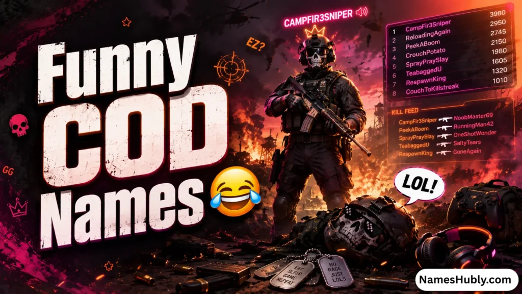 Funny COD Names 😂