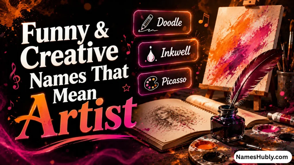 Funny & Creative Names That Mean Artist