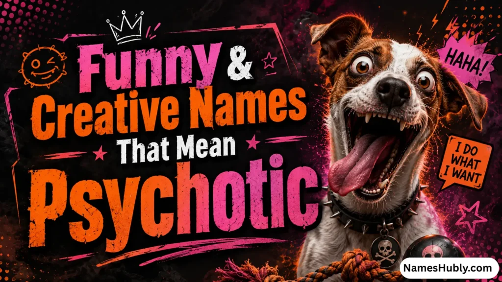 Funny & Creative Names That Mean Psychotic