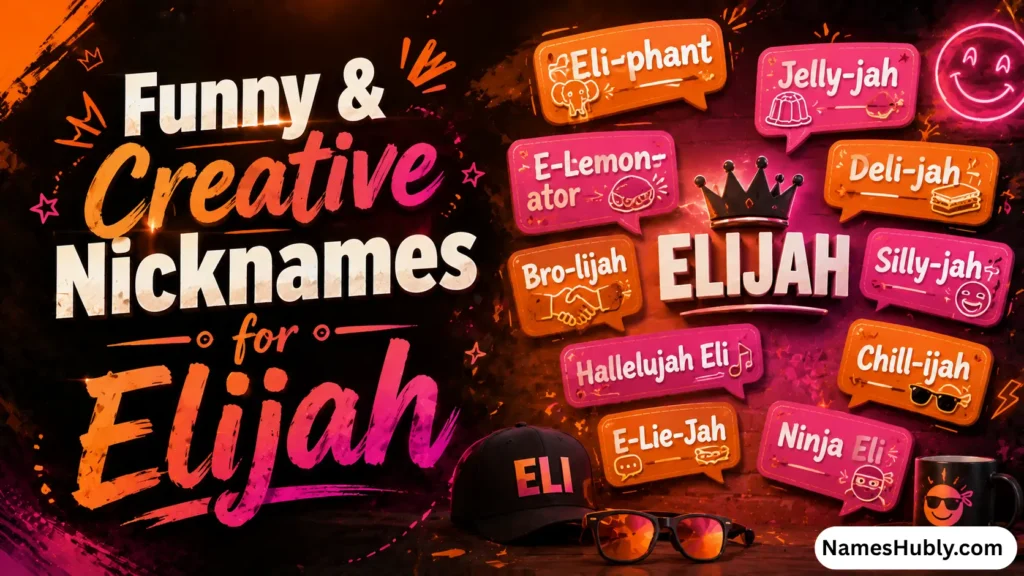 Funny & Creative Nicknames for Elijah