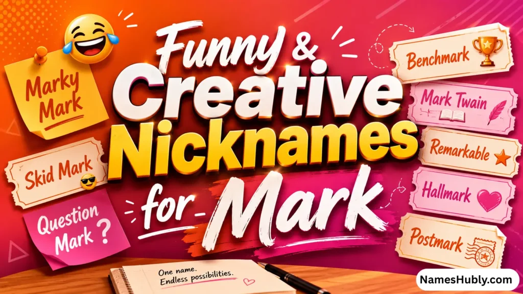 Funny & Creative Nicknames for Mark