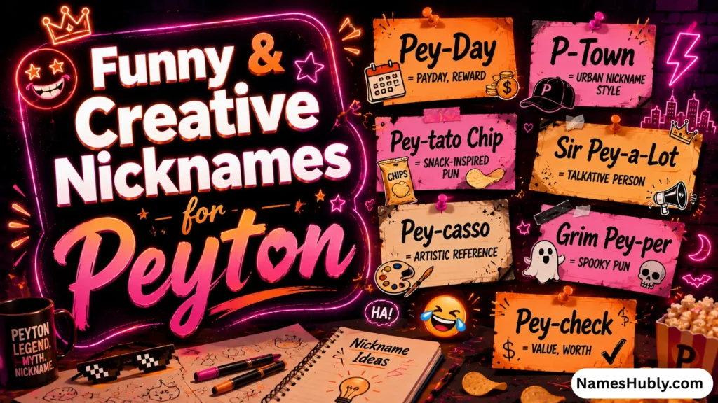 Funny & Creative Nicknames for Peyton