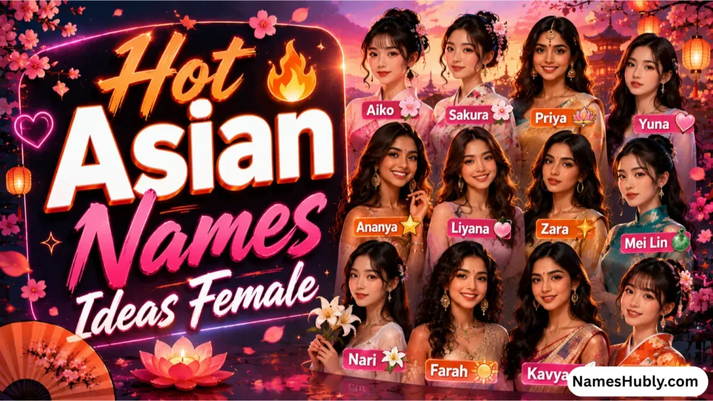 Hot Asian Names Ideas Female