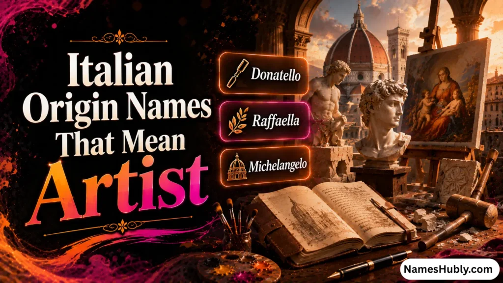 Italian Origin Names That Mean Artist