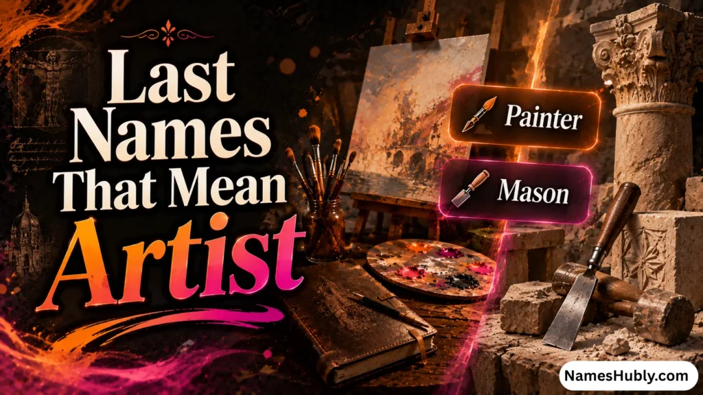 Last Names That Mean Artist