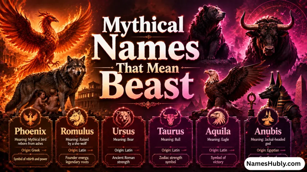 Mythical Names That Mean Beast