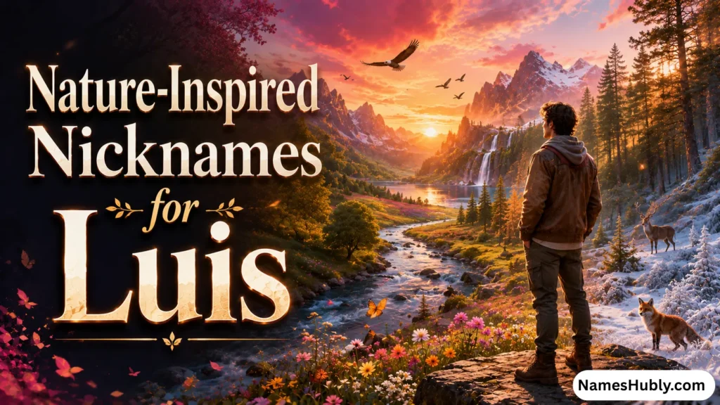 Nature-Inspired Nicknames for Luis