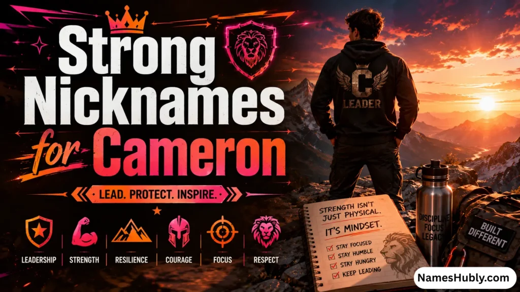 Strong Nicknames for Cameron