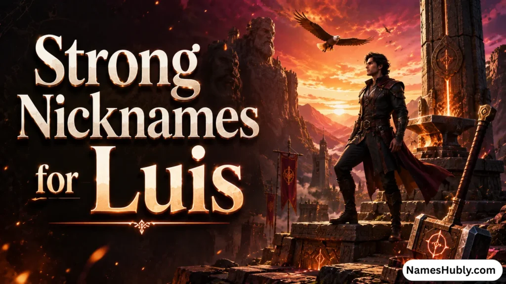 Strong Nicknames for Luis