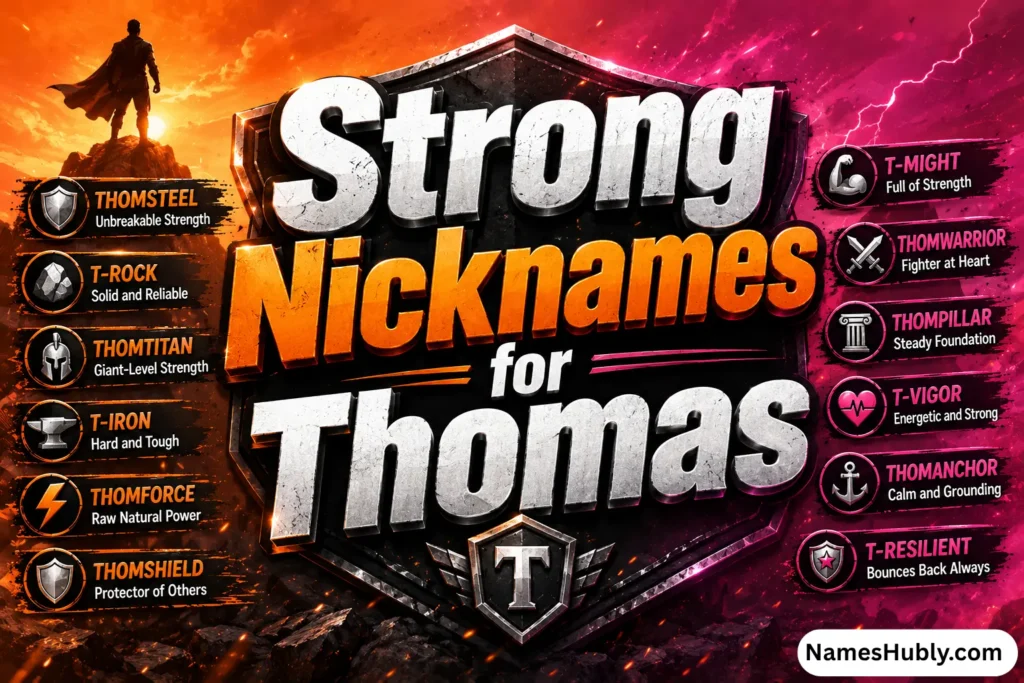 Strong Nicknames for Thomas