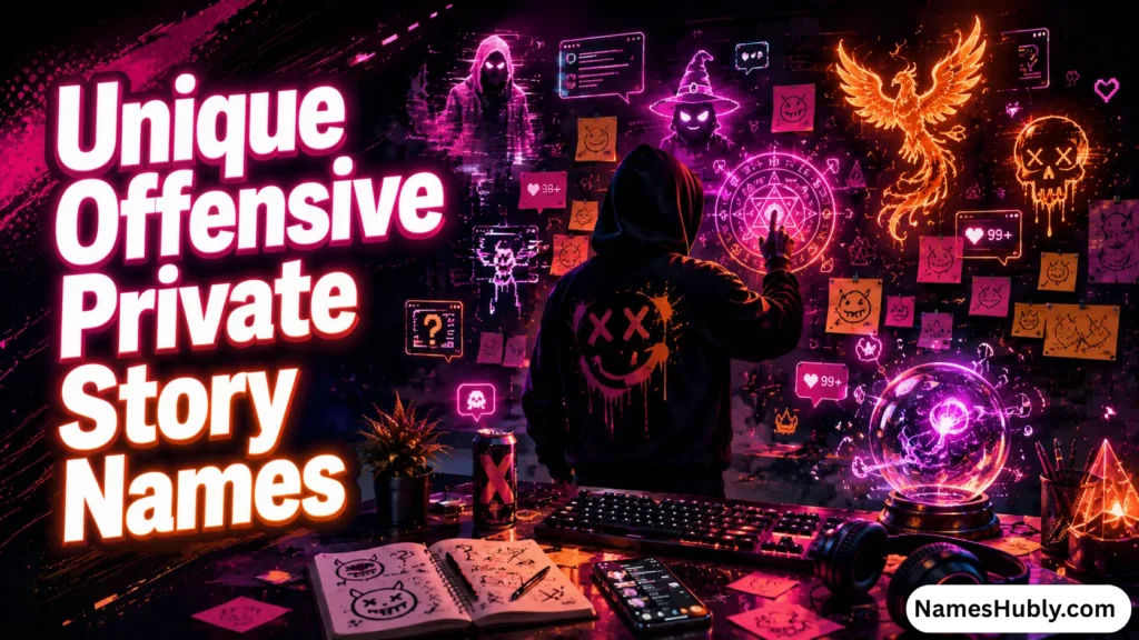Unique Offensive Private Story Names