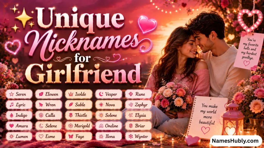 ✨ Unique Nicknames for Girlfriend