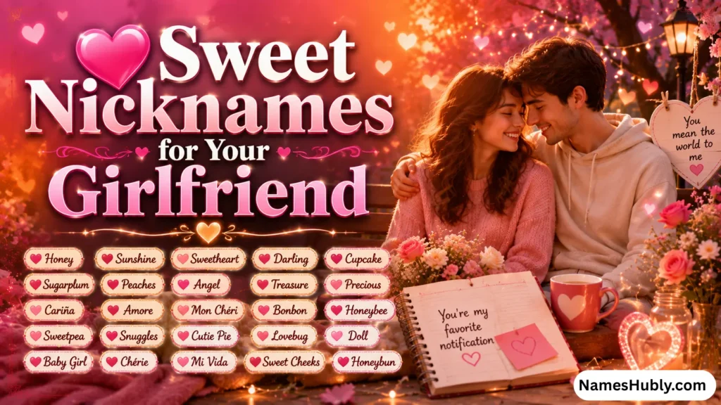 ❤️ Sweet Nicknames for Your Girlfriend