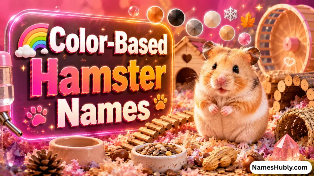 🌈 Color-Based Hamster Names
