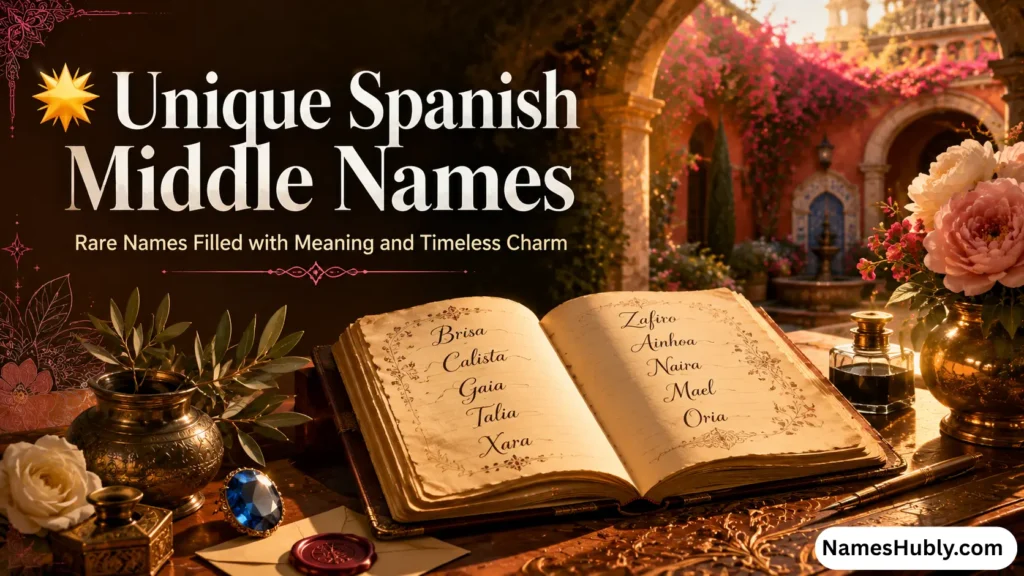 🌟 Unique Spanish Middle Names