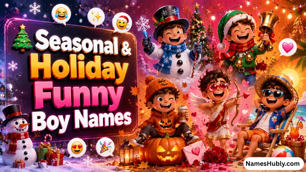 🎄 Seasonal & Holiday Funny Boy Names