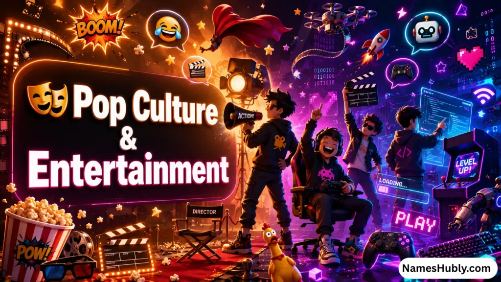🎭 Pop Culture & Entertainment