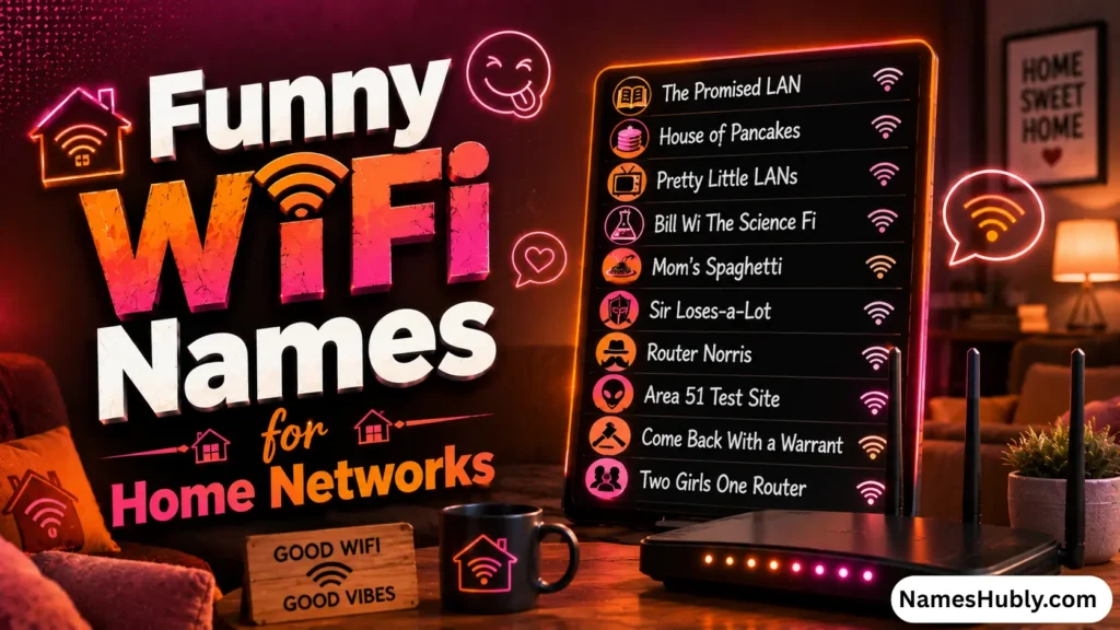 🏠 Funny WiFi Names for Home Networks