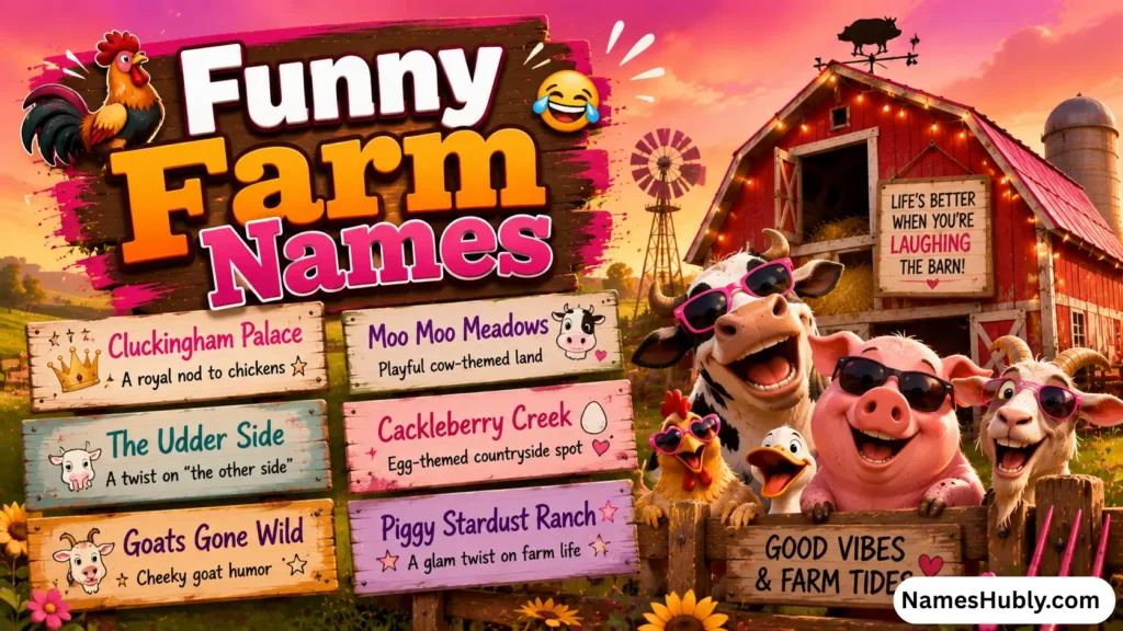 🐓 Funny Farm Names