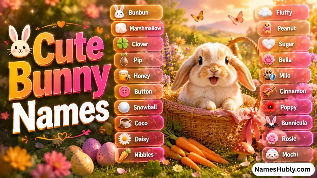 🐰 Cute Bunny Names